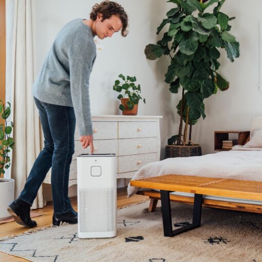 Medify MA-50 Air Purifier V3.0 with True HEPA H13 Filter | 2,640 ft² Coverage in 1hr for Smoke, Wildfires, Odors, Pollen, Pets | Removal to 0.1 Microns | White, 1-Pack - Image 3