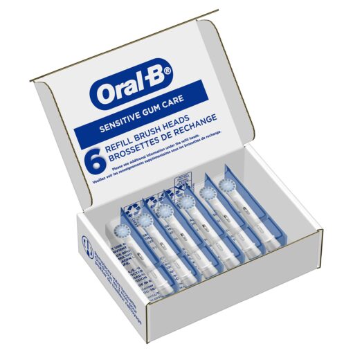 Oral-B Sensitive Gum Care Electric Toothbrush Replacement Brush Heads, 6 Count(Pack of 4) - Image 6
