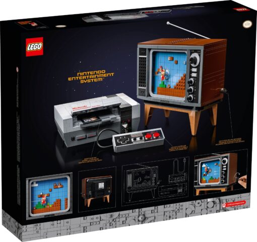 LEGO Super Mario Nintendo Entertainment System 71374 Gameplay Building Set, Model Kits for Adults to Build, DIY Creative Activity, Collectible Gift Idea - Image 3