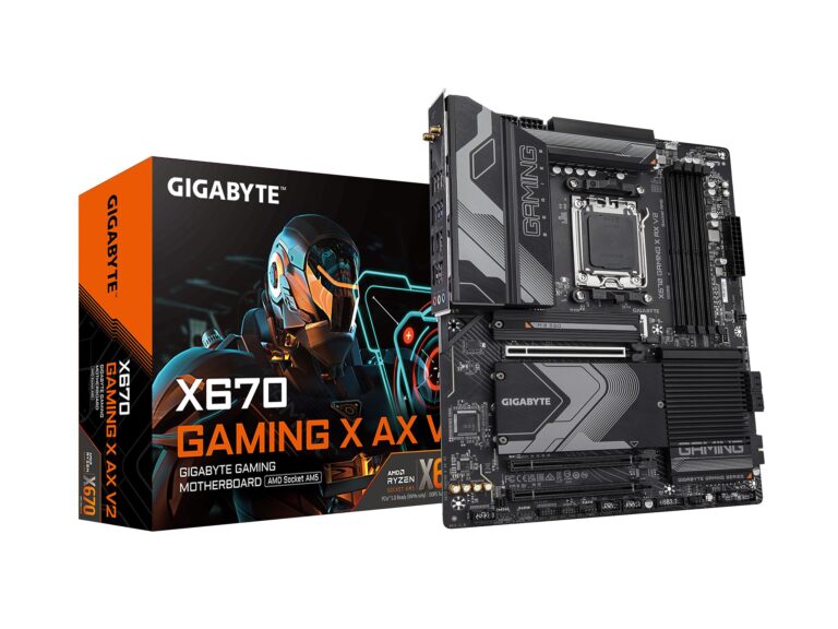 Gigabyte Ultra Durable X670 Gaming X AX V2 Gaming Desktop Motherboard - AMD X670 Chipset - Socket AM5 - ATX - 5-Year Warranty