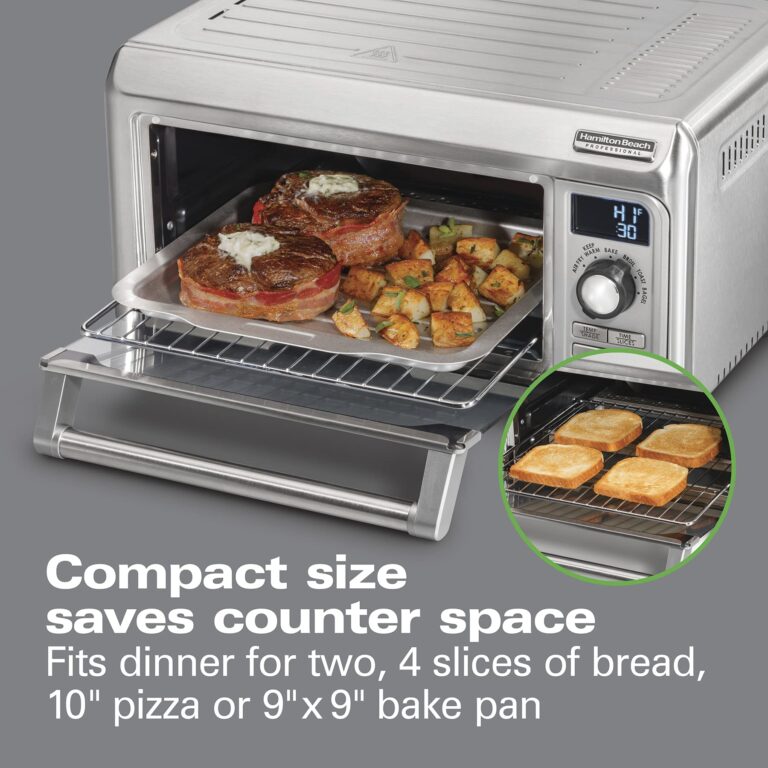 Hamilton Beach Professional Sure-Crisp Digital Air Fryer Toaster Oven Combo with 6-in-1 Functionality, 1500 Watts, 10-inch Pizza / 4 Slice Capacity, Stainless Steel (31241) - Image 5