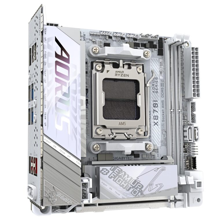GIGABYTE X870I AORUS PRO ICE AMD AM5 LGA 1718 Motherboard, Mini-ITX, DDR5, 2X M.2, PCIe 5.0, USB-C, WIFI7, 2.5GbE LAN, EZ-Latch, 5-Year Warranty - Image 6
