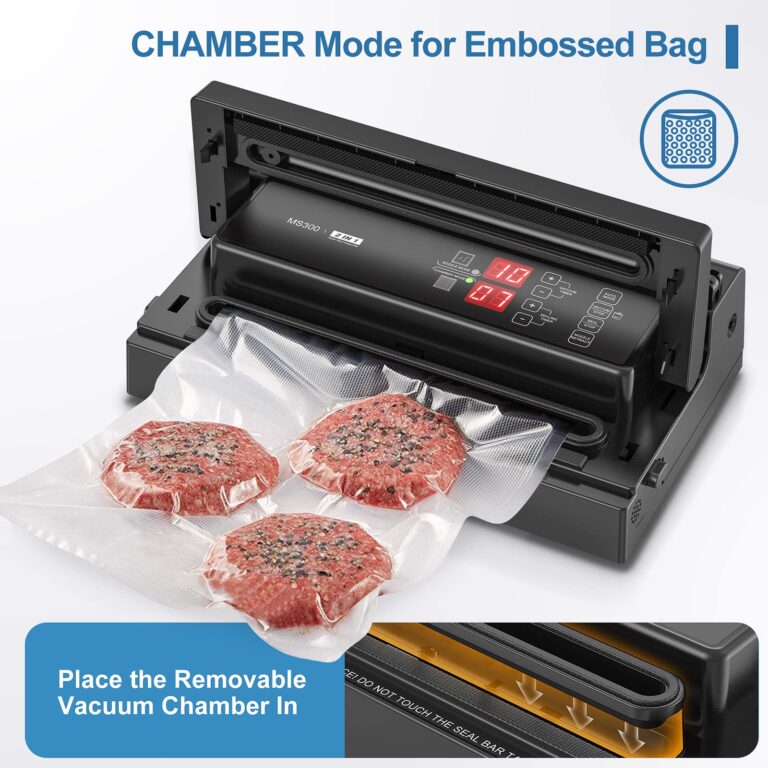 MAGIC SEAL MS300 Precision Vacuum Sealer Machine, Commercial Double Pump Food Sealer with Built-in Auto Cooling System, Compatible with Mylar, Smooth and Embossed Bags, Extra Wide 8 mm Seal - Image 6
