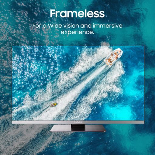 SYLVOX 12 Volt TV, 22" Smart TV with DVD Player Built in, 1080P Google TV System ATSC NTSC WiFi Bluetooth HDMI USB, AC/DC Powered, 12V TV for RV Camper Boat Coastal Home (Marine Series) - Image 4