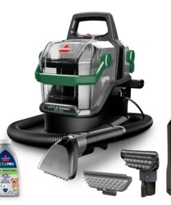 BISSELL® Little Green® Pet Pro Portable Carpet Cleaner Portable Carpet and Upholstery Deep Cleaner, Car/Auto Detailer, with Self-Cleaning Tough Stain Tool, Pet Hair Removal Tool, Crevice Tool (3909)