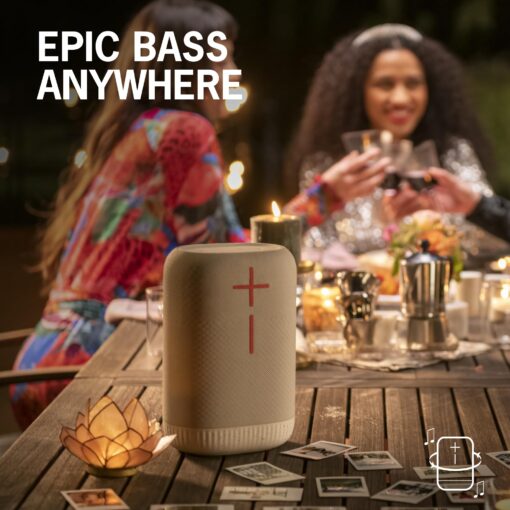 Ultimate Ears EPICBOOM, Portable Wireless Bluetooth Speaker, Big Bass and Immersive, 360-Degree Sound, Adaptive EQ, IP67 Waterproof, Floatable, 17 Hour Battery, 180 ft Range, USB C - Charcoal Black - Image 7
