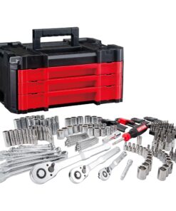 Craftsman VERSASTACK Mechanics Tool Set, 1/4 in, 3/8 in, and 1/2 in Drive, 230 Piece (CMMT45306)