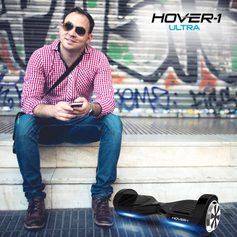 Hover-1 Ultra Electric Hoverboard - 9MPH Top Speed, 9 Mile Range, 400W Motor, Long Lasting Li-Ion Battery, Rider Modes: Beginner to Expert, 5HR Full Charge Self Balancing Scooter - Image 5