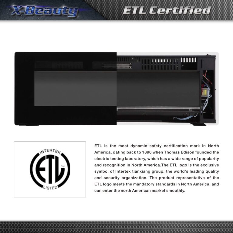 60" Electric Fireplace in-Wall Recessed and Wall Mounted 1500W Fireplace Heater and Linear Fireplace with Timer/Multicolor Flames/Touch Screen/Remote Control - Image 2