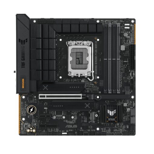 TUF Gaming B760M-PLUS WiFi II Intel B760 LGA 1700 mATX Motherboard (PCIe 5.0,4.0 M.2 Slots,DDR5,WiFi6E,Q-Antenna,2.5Gb Ethernet,DisplayPort,HDMI, SATA 6Gbps,USB 20Gbps) Support, Aura Sync - Image 9