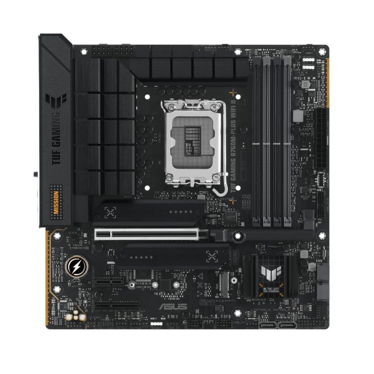 TUF Gaming B760M-PLUS WiFi II Intel B760 LGA 1700 mATX Motherboard (PCIe 5.0,4.0 M.2 Slots,DDR5,WiFi6E,Q-Antenna,2.5Gb Ethernet,DisplayPort,HDMI, SATA 6Gbps,USB 20Gbps) Support, Aura Sync - Image 9