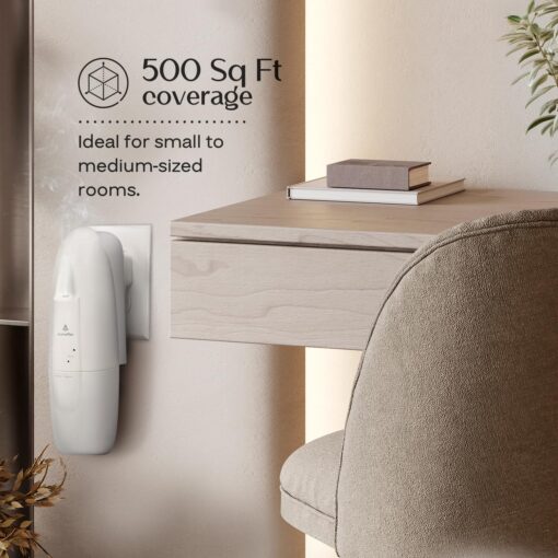 AromaPlan Authentic 2025 Upgraded Bluetooth Plug in Waterless Diffuser (2 Fragrances Included)-Cold Air & Nanotechnology Diffusers for Home & Office- Silent Wall Diffuser Plug in (2 Devices +2 Scents) - Image 3
