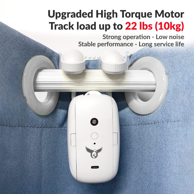 Osprey Smart Curtain Opener (2 Motors),3in1:Roman Rod+T-Track+U-Rail,Suitable for 0.32-1.57" Rod,Remote Control & Wireless App,Compatible with Alexa,Google Home(Gateway Included),Double Side Opening - Image 3