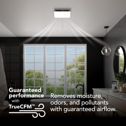 Broan-NuTone EVOLVE Premium Bathroom Exhaust Fan w/Continuous Run, 50-80-110 Selectable CFM - Image 8