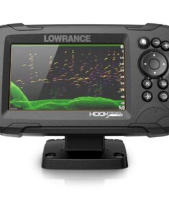 Lowrance HOOK Reveal 5 SplitShot - 5-inch Fish Finder with SplitShot Transducer, Preloaded C-MAP US Inland Mapping