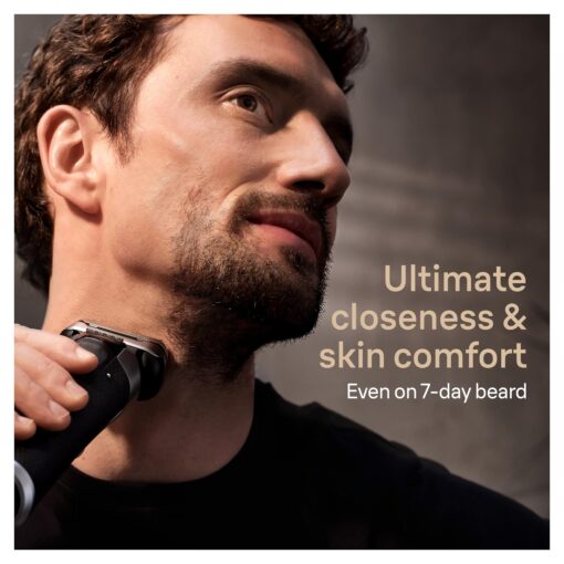 Braun Series 9 PRO+ Electric Razor for Men, 5 Pro Shave Elements & Precision Long Hair Trimmer, 6in1 SmartCare Center, Wet & Dry Electric Razor for Smooth Skin with 60min Battery Runtime, 9567cc - Image 6