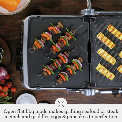 Breville BGR700BSS Sear and Press Grill, Brushed Stainless Steel - Image 6