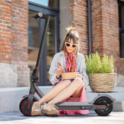 VOLPAM Electric Scooter, 350W/500W Motor, Max 21-28 Miles Range, 19/21 Mph Top Speed, 8.5''/10'' Tires, Dual Braking, Kick Scooter, 2 Wheels and Height Handlebars (10.5Ah-23Miles-350W) - Image 7