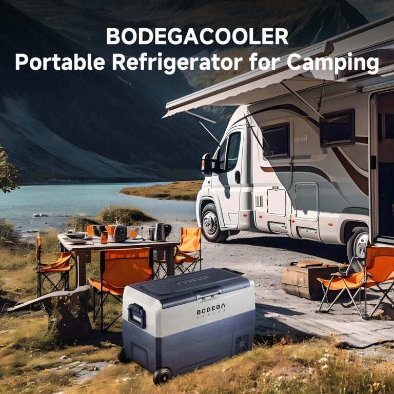 BODEGACOOLER 12 Volt Portable Refrigerator,53 Quart Car Fridge Dual Zone -4℉-68℉,50L Car Freezer APP Control,Electric Compressor Cooler 12/24V DC and 100-240V AC for RV,Camping,Travel,Truck,Vehicles - Image 7