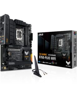 ASUS TUF GAMING B760-PLUS WIFI Intel B760 LGA 1700 ATX motherboard, Ready for 14th, 13th & 12th Gen Intel® Core CPU, 12+1+1 Stages, PCIe 5.0, 3x M.2, DDR5, 2.5G, USB 3.2 Type-C®, Thunderbolt 4™, USB4®
