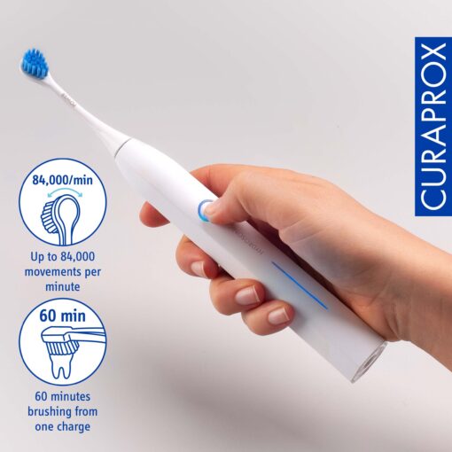 Curaprox Hydrosonic Pro Electric Toothbrush with Charger and Travel Case - Image 8