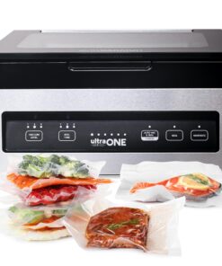 Chamber Vacuum Sealer Machine USV1 Ultra SeriesONE, Food Sealer for Wet Foods, Meat Sealers, Packing Machine, Compact Vacuum Chamber Sealer with 10-Inch Vacuum Sealer Bar - Avid Armor