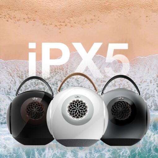 UB+ dB1 doubleBASS Waterproof Bluetooth Speaker White | 40W Hi-Fi Sound with Deep Bass, 20H Playtime, IPX5 & TWS Pairing (Glossy White) - Image 5