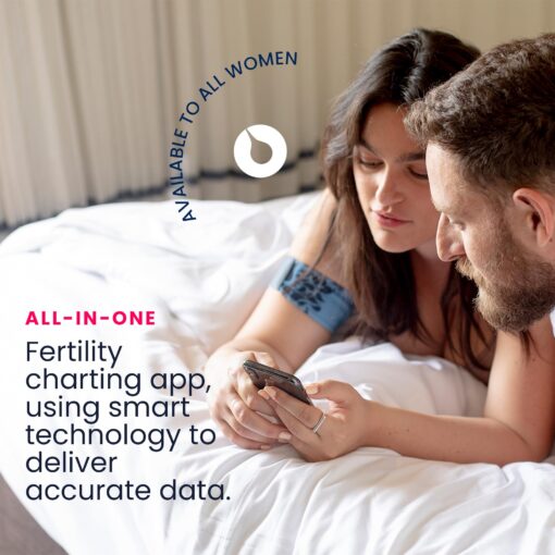 Tempdrop Fertility and Ovulation Tracker –Wearable Basal Body Temperature (BBT) Monitoring Sensor and Fertility Charting App Includes Comfortable Armband (L/XL - 12.5-18.5 Inches) - Image 3