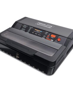 PrimalTek 12” Commercial Grade Vacuum Sealer – User Friendly for Food Preservation & Sous Vide, 28” Vacuum Pressure – Features Auto Cooling System, Smart Heat Technology, Built-In Vacuum Bag Storage