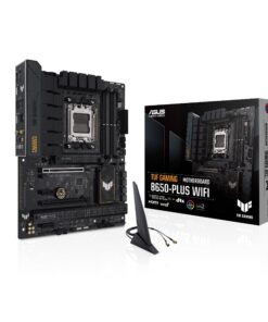 ASUS TUF GAMING B650-PLUS WIFI AMD B650 AM5 Ryzen™ Desktop 9000 8000 and 7000 ATX motherboard, 14 power stages, PCIe® 5.0 M.2 , DDR5 memory, WiFi 6 and 2.5 Gb Ethernet, USB4® support Aura Sync