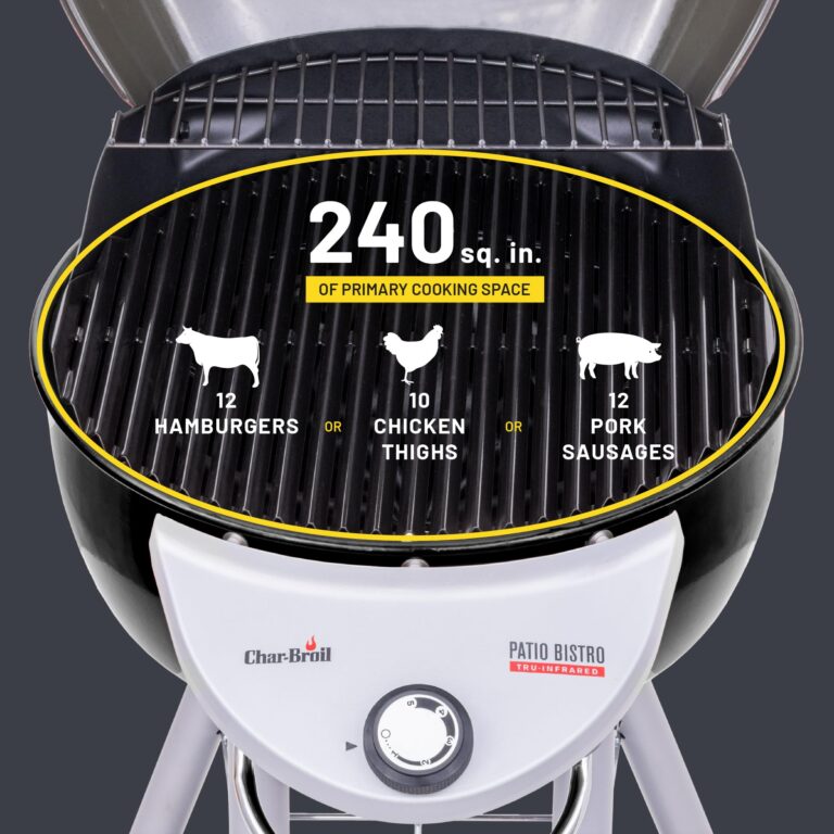 Char-Broil® Patio Bistro® TRU-Infrared Electric Grill, Black - 20602107 - Image 8