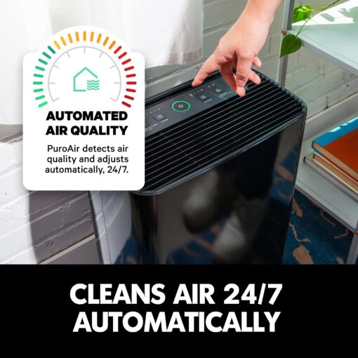 PuroAir 400 HEPA Air Purifiers for Home Large Rooms - Covers 2,000 Sq Ft - Filters Up To 99.9% of Pollutants, Smoke, Pollen, Dust, and VOCs - Quiet HEPA Air Filter - Air Purifiers for Bedroom - Image 2