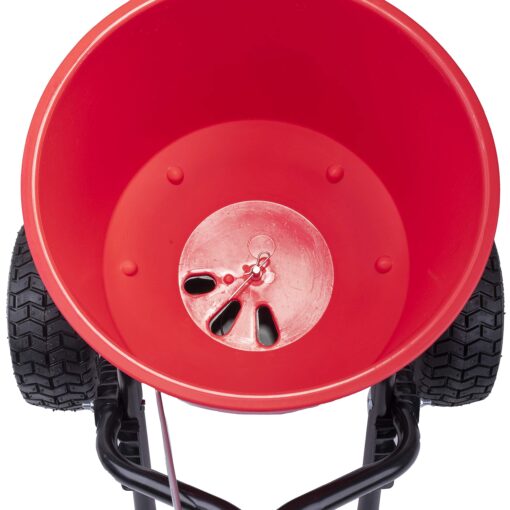 EarthWay 2600A-Plus 40 LB (18 KG) Walk-Behind Broadcast Fertilizer Spreader, Garden Seeder, Salt Spreader with 9 inch Pneumatic Tires, Made in America - Image 4