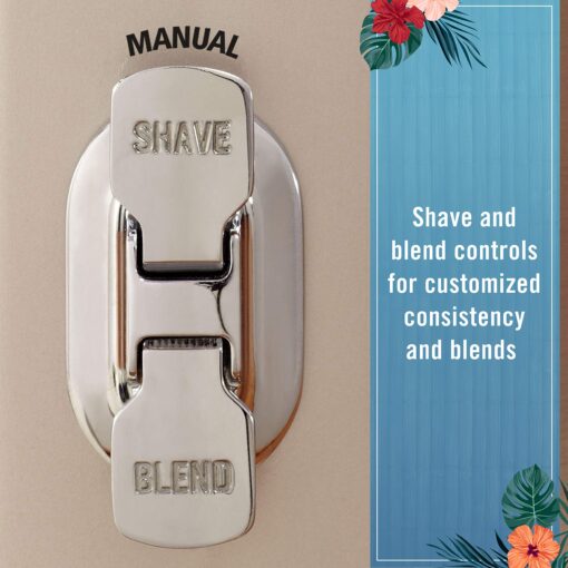 Margaritaville Bali Frozen Concoction Maker with Self-Dispensing Lever, Automated Drink Mixer for Smoothies, Margaritas, Daiquiris, and Colada, 60 oz. Jar, Gray - Image 3