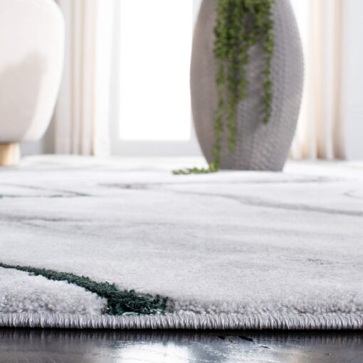 SAFAVIEH Craft Collection Area Rug - 6'7" x 9', Grey & Green, Modern Abstract Design, Non-Shedding & Easy Care, Ideal for High Traffic Areas in Living Room, Bedroom (CFT819Y) - Image 4