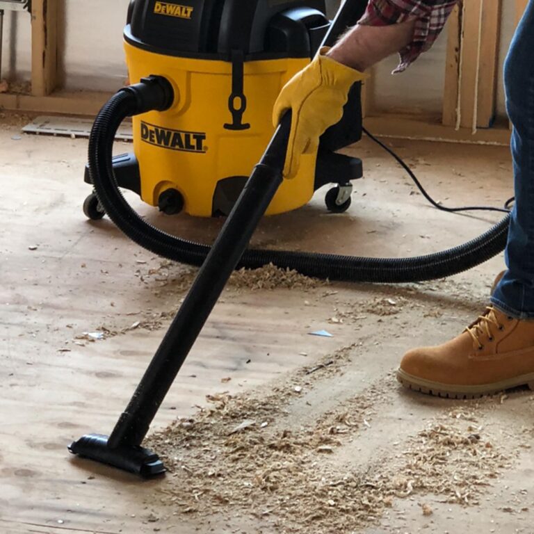 DEWALT DXV14P Shop Vacuum Wet/Dry 14 Gallon, 6 HP Wet/Dry Vac with 110 CFM Powerful Scution, Yellow - Image 3