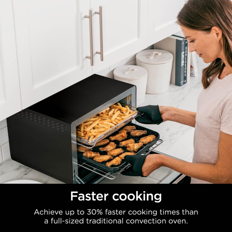 Ninja DT202BK Foodi 8-in-1 XL Pro Air Fry Oven, Large Countertop Convection Oven, Digital Toaster Oven, 1800 Watts, Black, 12 in. - Image 6