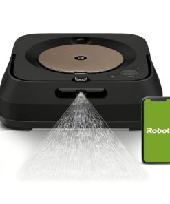iRobot Braava Jet m6 (6012) Ultimate Robot Mop- Wi-Fi Connected, Precision Jet Spray, Smart Mapping, Works with Alexa, Ideal for Multiple Rooms, Recharges and Resumes, Black