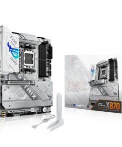 ASUS ROG Strix X870-A Gaming WiFi AMD AM5 X870 ATX Motherboard 16+2+2 Power Stages, Dynamic OC Switcher, Core Flex, DDR5 AEMP, WiFi 7, 4X M.2, PCIe® 5.0, Q-Release Slim, USB4®, AI OCing & Networking