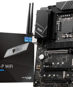 MSI PRO Z790-P WiFi ProSeries Motherboard (Supports 12th/13th/14th Gen Intel Processors, LGA 1700, DDR5, PCIe 5.0, M.2, 2.5Gbps LAN, USB 3.2 Gen2, HDMI/DP, Wi-Fi 6E, Bluetooth 5.3, ATX)
