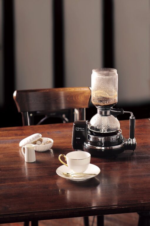 TWINBIRD siphon coffee maker dark brown CM-D853BR - Image 4