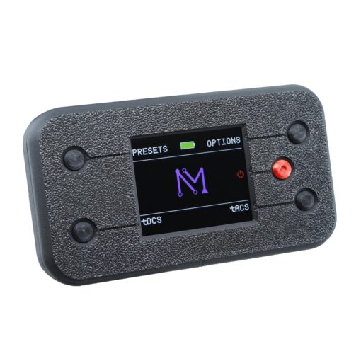 NeuroMyst Pro tDCS Device Kit - Dual DC + AC Modes, Broad Dose (4 mA), Rechargeable, Bonus Case