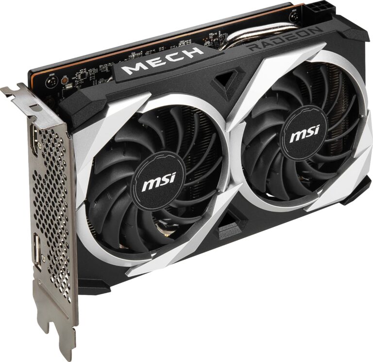MSI Gaming AMD Radeon RX 6500 XT 64-bit 4GB GDDR6 DP/HDMI PCIe 4 Torx Twin Fans FreeSync DirectX 12 VR Ready OC Graphics Card (RX 6500 XT MECH 2X 4G OC) - Image 5