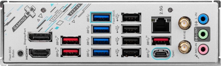 MSI X670E GAMING PLUS WIFI Gaming Motherboard (AMD Ryzen 9000/8000/7000 Series Processors, AM5, DDR5, PCIe 5.0, SATA 6Gb/s, M.2 slots, USB 3.2 Gen 2, Wi-Fi 6E, Bluetooth 5.3, 2.5Gbps LAN, HDMI/DP,ATX) - Image 3