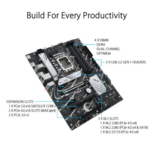 ASUS Prime H770-PLUS D4 (Socket 1700/H770/DDR4) - Image 5
