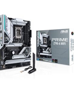 ASUS Prime Z790-A WiFi 6E LGA 1700(Intel 14th,13th&12th) ATX Motherboard (16+1 DrMOS, PCIe 5.0,DDR5,4X M.2 Slots,2.5 Gb LAN,USB 3.2 Gen 2 Front Panel Type-C, Thunderbolt 4/USB4, DP)