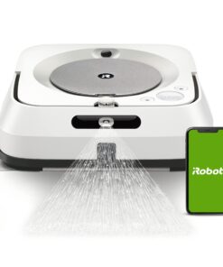 iRobot Braava Jet M6 (6110) Ultimate Robot Mop- Wi-Fi Connected, Precision Jet Spray, Smart Mapping, Works with Alexa, Ideal for Multiple Rooms, Recharges and Resumes, White