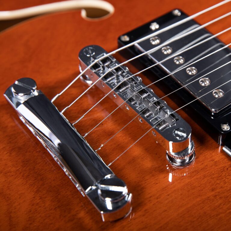 Redid Semi-Hollow Body Electric Guitar RD-100 Jazz Guitar with F-Hole,Maple neck,humbucker Pickups(Brown) - Image 6