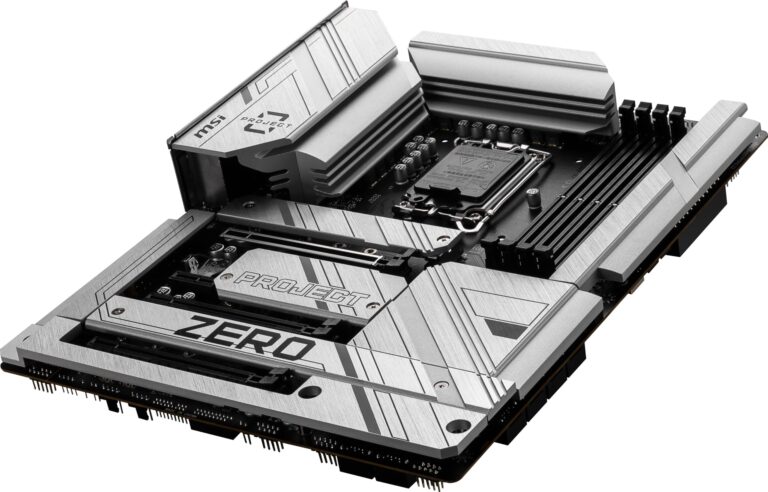 MSI Z790 Project Zero Gaming Motherboard (Support 14th/13th/12th Gen Intel Processors, LGA 1700, DDR5, PCIe 5.0, M.2 Slots, 2.5Gbps LAN, USB 3.2 Gen2, HDMI/DP, Wi-Fi 7, Bluetooth 5.4, ATX) - Image 6