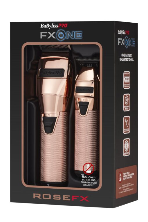 BaBylissPRO® FXONE LimitedFX Rose Gold Tool Only Clipper + Trimmer Prepack - Image 5